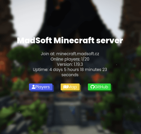 Minecraft Dashboard